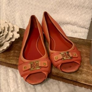 Tory Burch Coral Flats